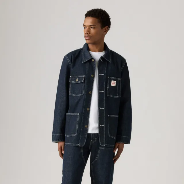 【LEVIS】Workwear 工裝系列 Berkley 牛仔工作外套 / 原色 男生上衣 熱賣單品 003B0-0000