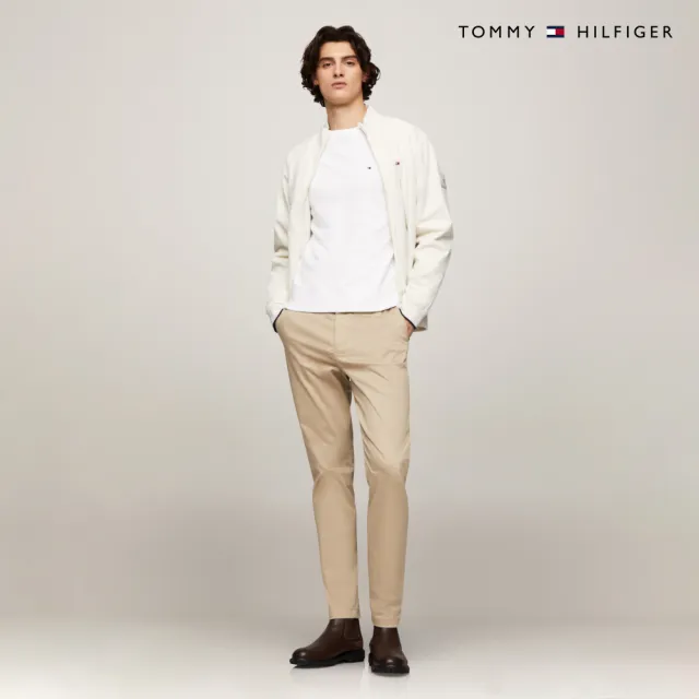 【TOMMY HILFIGER】官方旗艦館 基本款圓領衛衣 _裸色