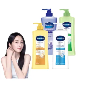 【Vaseline 凡士林】官方直營 經典系列潤膚露320/400ml-4入(香薰舒緩/專業修護/深層修護/蘆薈舒緩)