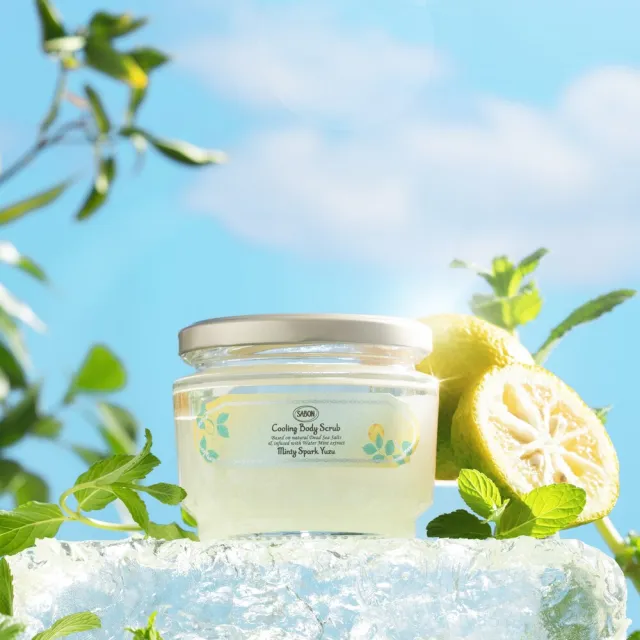 【SABON】官方直營 沁柚莫西多三部曲限量組(沐浴油500ml+身體磨砂膏320g+保濕護手身體凝凍200ml)