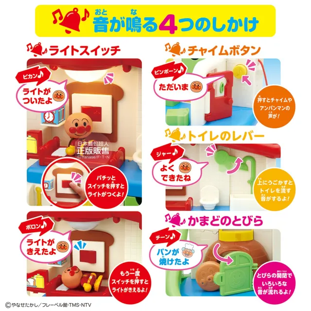 【ANPANMAN 麵包超人】官方商店 聲光滿滿 我的第一個麵包超人趣味小屋