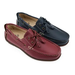 【A.S.O 阿瘦集團】A.S.O 牛皮綁帶帆船鞋(男鞋_2色任選)