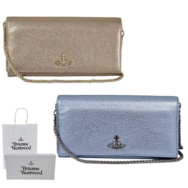 【Vivienne Westwood】WOC 斜背 富貴金/富貴藍(贈原廠紙袋紙盒/七夕情人節)