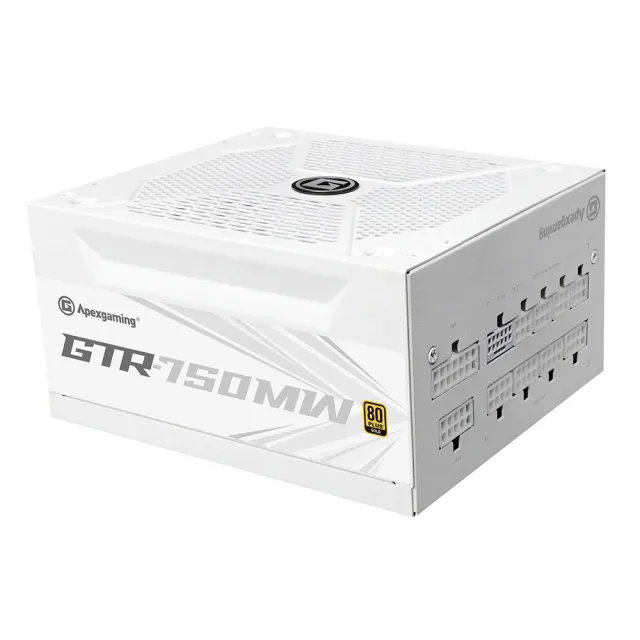 【Apexgaming 美商艾湃電競】GTR750MW 金牌/全模/ATX3.0白色 電源供應器