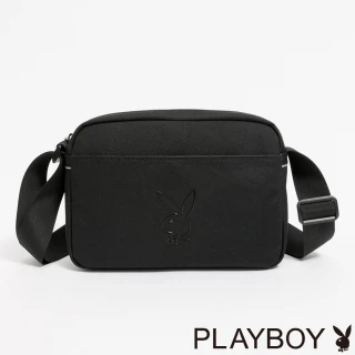 【PLAYBOY】斜背包  Mission系列(黑色)