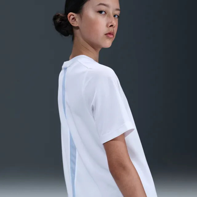 【NIKE 耐吉】短袖上衣 童裝 大童 男女童 K NK DF MULTI SS TOP GCEL 白 II0477-100