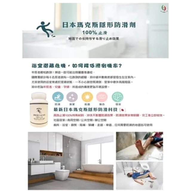 【台灣雞絲頭】日本瑪克斯隱形防滑劑 250ml 3入$999｜1入499  防滑 浴室 滑倒(防滑/浴室/廚房)