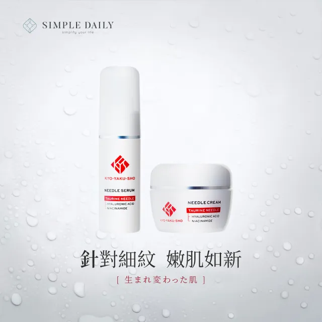 日本製京藥妝微針精華液/微針抗老霜(任選2瓶)