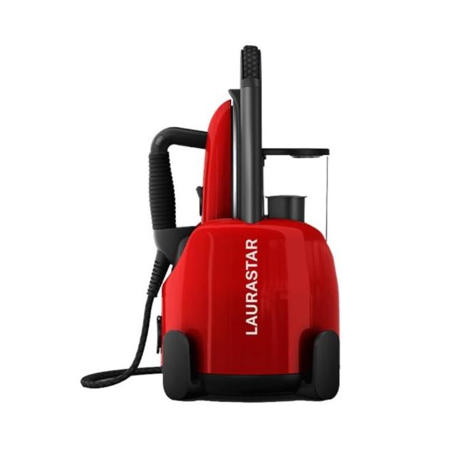 【LAURASTAR】LIFT瑞士高壓熨燙系統-紅(居家防蟎 擺脫過敏 消毒機 熨斗 蒸氣 掛燙機)