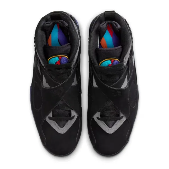 【NIKE 耐吉】Air Jordan 8 Retro 2025 Aqua 藍紫黑 籃球鞋 復刻 緩震 運動鞋 男鞋 305381-006