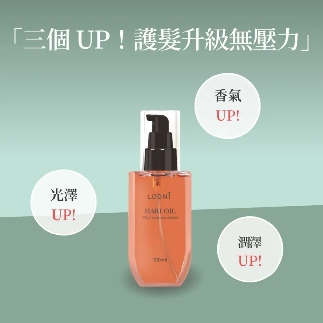 【LODNI 蘿德妮】大馬士革玫瑰護髮油100mL(特別推薦染燙受損毛髮使用)