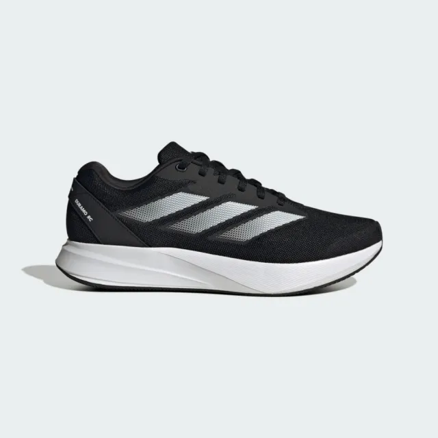 【adidas 愛迪達】Duramo RC U 男 慢跑鞋 運動鞋 跑鞋 輕量 緩震 舒適 黑 銀灰(ID2704)