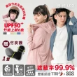 【MI MI LEO】全面機能竹炭連帽防曬外套UPF50+(#抑菌#抗菌#台灣製#MIT#柔軟#竹炭#全面防曬#機能#抗UV)