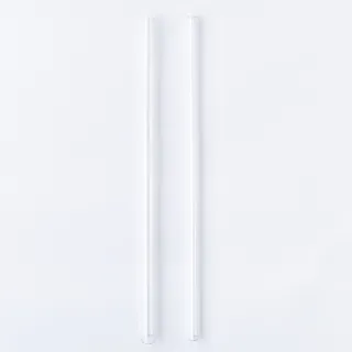 【Oolab 良杯製所】Ecozen 透明斜口吸管-24cm(細/粗/環保吸管)