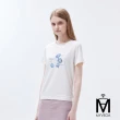 【MYVEGA 麥雪爾】MA涼感冰瓷棉彈性夏日印花上衣-多款任選(日系/女上衣/涼感/短袖/冰瓷棉)