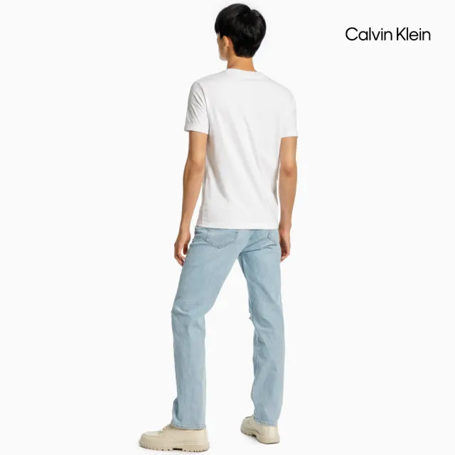 【CALVIN KLEIN】官方旗艦館 CK Institutional Logo 合身上衣_白色