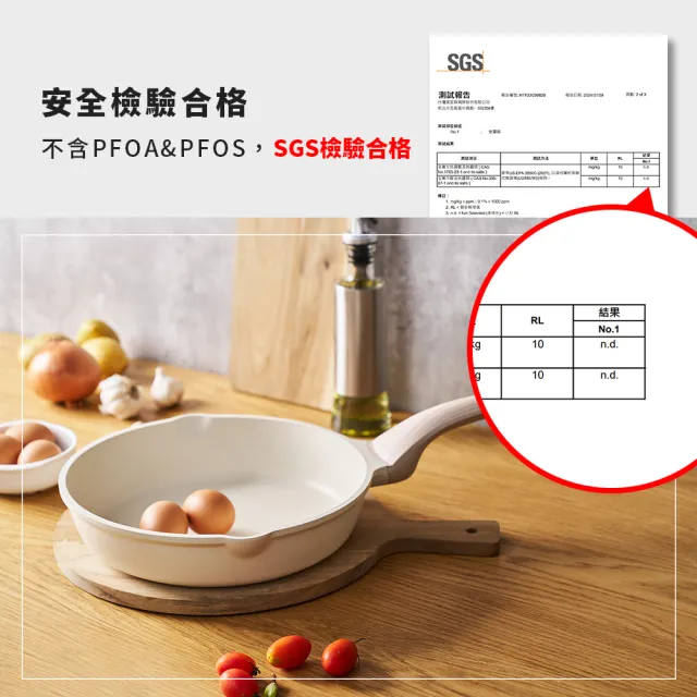【Zodiac 諾帝亞_買1鍋送1鍋】花漾輕量鑄造IH雙口不沾32cm深炒鍋(花漾鍋/附蓋/不挑爐具/IH爐可用)