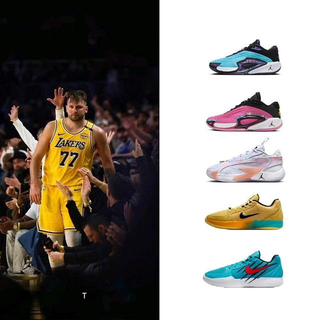 【NIKE 耐吉】運動鞋 籃球鞋 JORDAN LUKA 3 TB PF 男鞋 黑白綠 彩虹 喬丹 D77 實戰 多款(HQ5055-107&)
