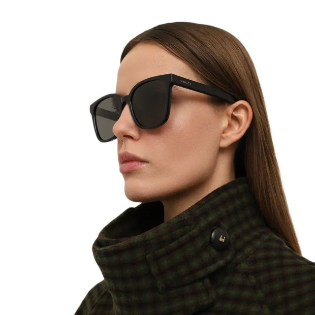 【GUCCI 古馳】中性經典膠框LOGO抗UV太陽眼鏡組合(GG1346SK、GG1339SK 多款任選)