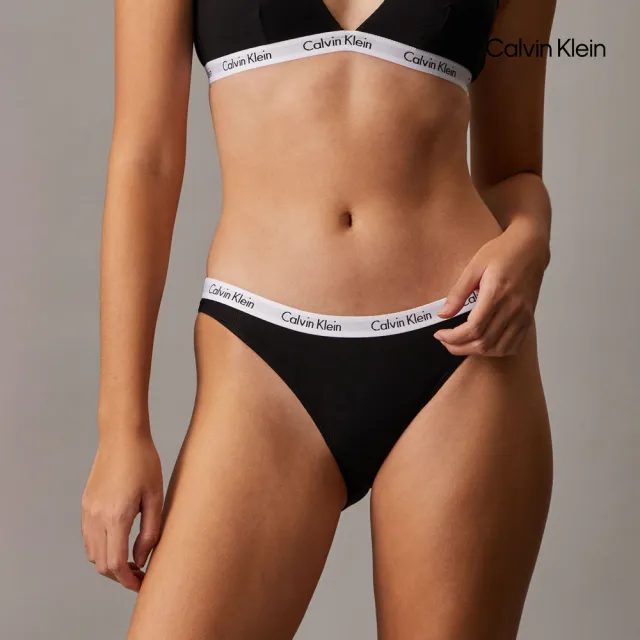 【CALVIN KLEIN】官方旗艦館 CK Carousel 羅紋針織比基尼內褲 3 件套組 _拼色