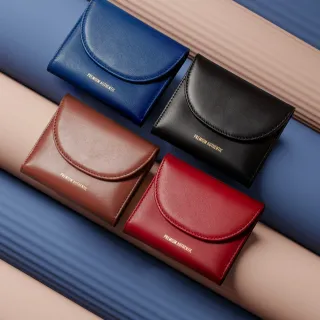 【Premium Authentic】PA暮．時光真皮短夾-多色任選-附彩盒(PA 真皮 短夾 皮夾 送禮)