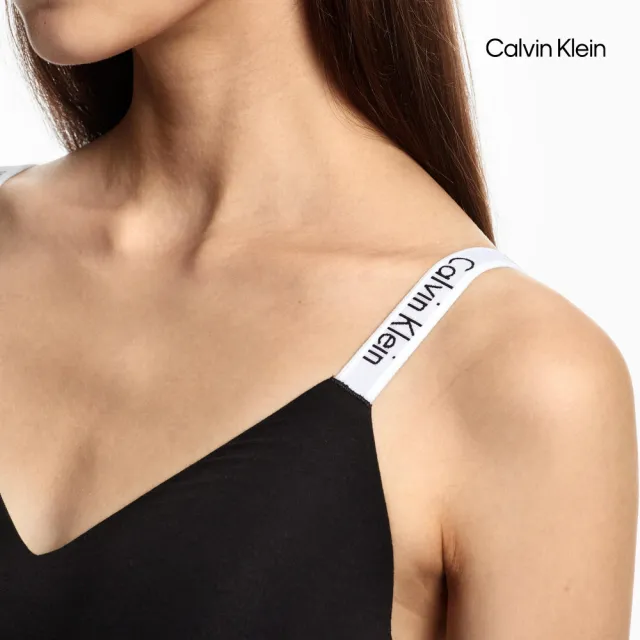 【CALVIN KLEIN】官方旗艦館 CK 現代棉質薄墊無鋼圈胸罩_黑色