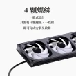 【JONSBO 喬思伯】ZB360 ARGB Gen1 一體式全幅無限鏡風扇 黑/白(3年換新/模組化接頭/TH水冷風扇)