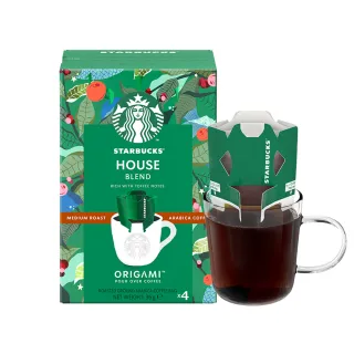 【STARBUCKS 星巴克】家常濾掛咖啡4入/盒