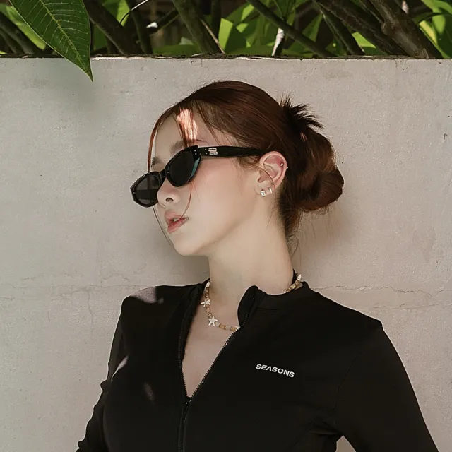 【SeasonsBikini】復古方圓臉必備窄框墨鏡 -447(復古窄框墨鏡)