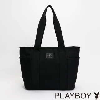 【PLAYBOY】大托特包  Natural系列(黑色)