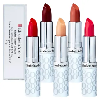 【Elizabeth Arden 伊麗莎白雅頓】八小時潤色護唇膏3.7g任選1款(無色/櫻桃粉/莓果紅-專櫃公司貨)