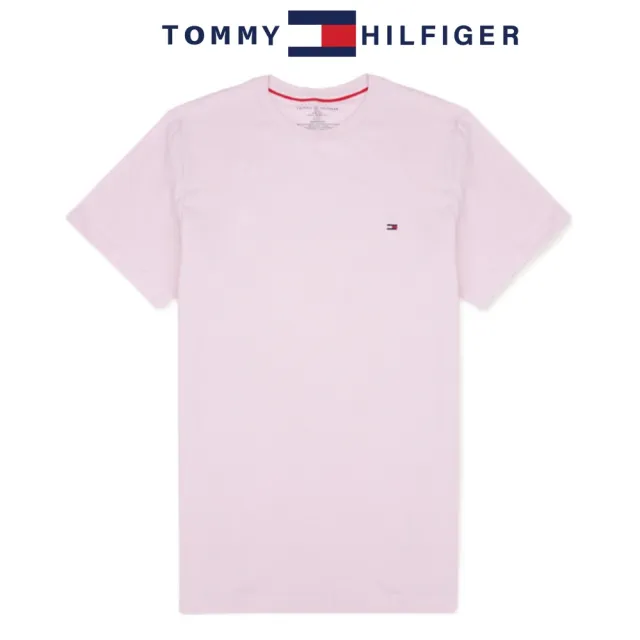 【Tommy Hilfiger】經典刺繡小LOGO 簡約休閒棉質 短袖 T恤 短T 上衣(美國平行輸入)