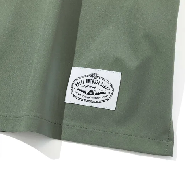 【POLER STUFF】日本限定 POLER RELOP2 DRY TEE 機能快乾簡約彈性T恤(米灰色)