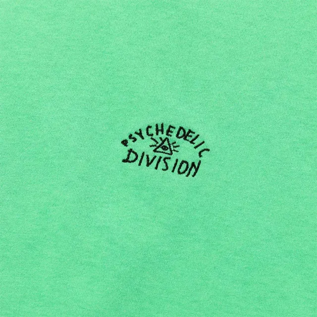 【POLER STUFF】日本限定 POLER PSYCHEDELIC RELAX FIT TEE 魔幻彩虹山形眼寬版短袖Tee(海軍藍)