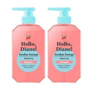 【Moist Diane 黛絲恩】Hello 修護！酸熱重塑洗髮精400ml(2入)