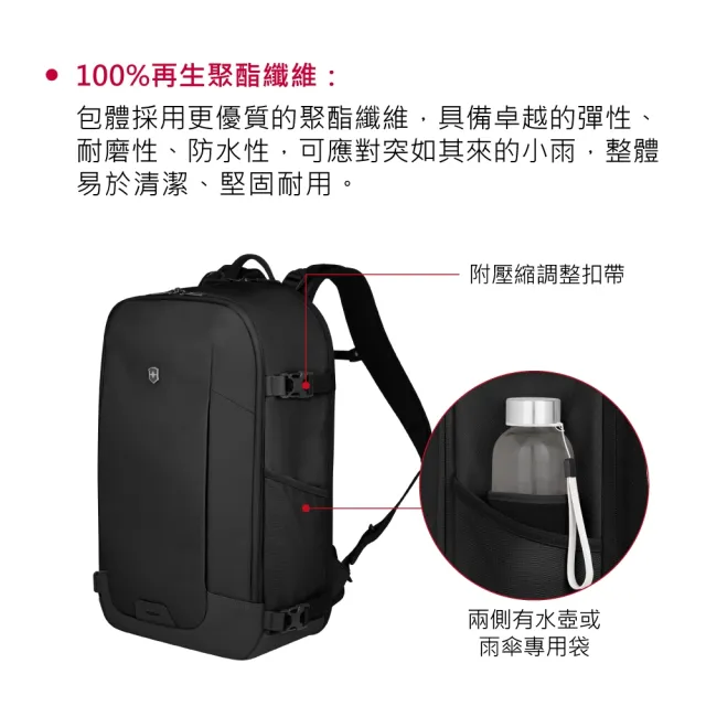 【VICTORINOX 瑞士維氏】ALTMONT MODERN旅行者後背包(三色任選)