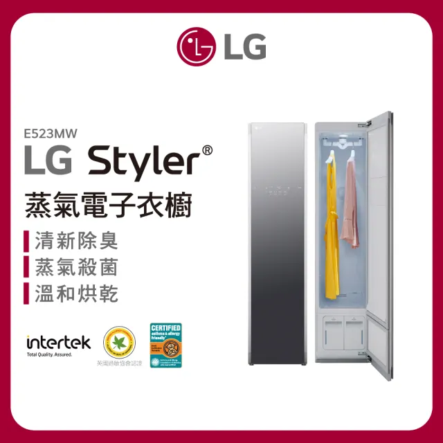 LG樂金家電速配1310洗乾堆疊×電子衣櫥〔1+1超值組〕(WD-S13VDW+WR-100VW+E523MW)