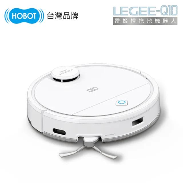 【HOBOT 玻妞】雷姬掃拖地機器人 LEGEE-Q10(智能感溫噴水/全地形適應/語音聲控/兒童安全鎖)