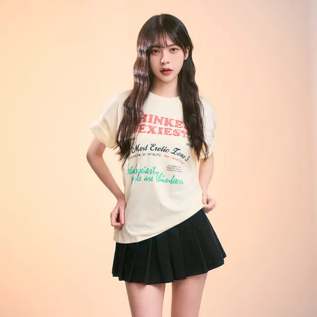 【MAJOR MADE】繽紛文字斑駁感短T(短袖上衣/圖案短T/T-Shirt)