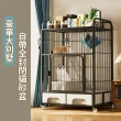 【收納部屋】貓咪別墅 3層加大+貓砂盆(貓籠 寵物籠 貓窩 寵物屋)