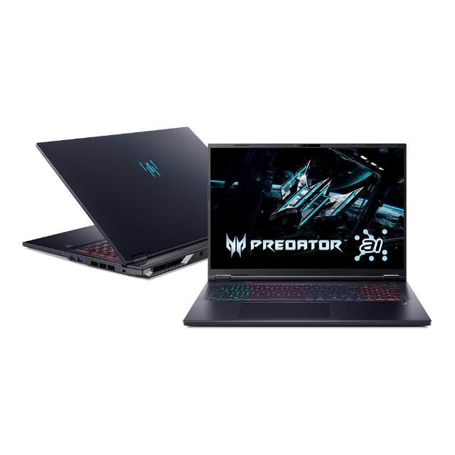 【Acer 宏碁】18吋Ultra 9 RTX5070Ti電競筆電(Predator/PHN18-72-92A2/Ultra 9 275HX/32G/1TB/W11)