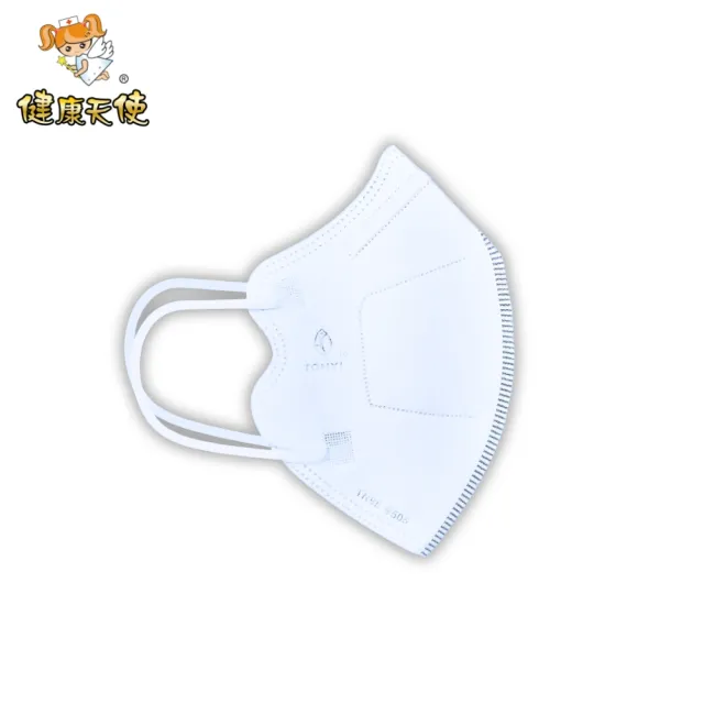 【健康天使】MIT醫用3D立體成人寬耳繩鬆緊帶口罩 白色(30入/袋)