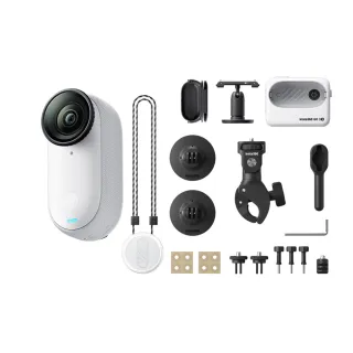 【Insta360】GO 3S 拇指防抖相機 128G 靈動白 摩托車套餐(東城代理商公司貨)