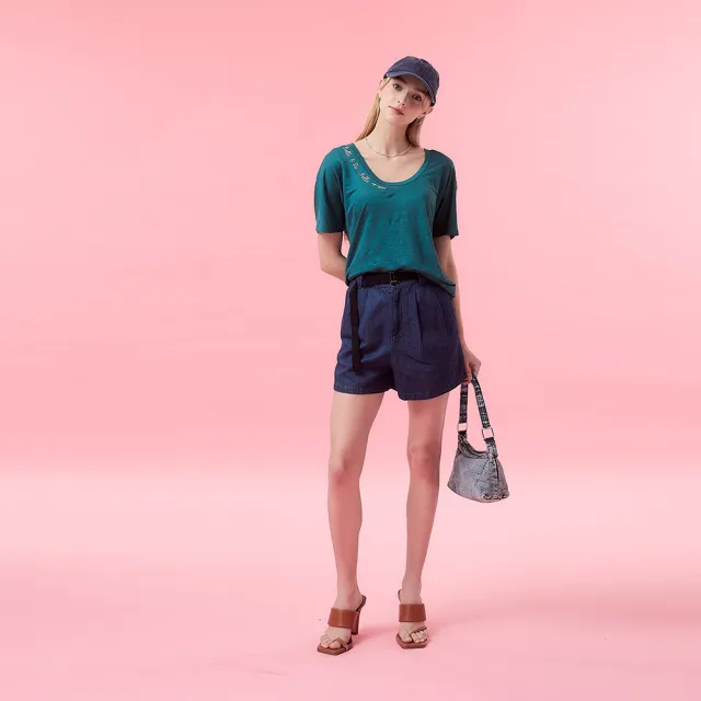 【ICHE 衣哲】Cop.Copine 法國原裝進口親膚簡約星星印花針織上衣-2色