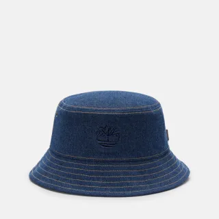 【Timberland 官方旗艦】中性藍色LOGO漁夫帽(A6232L78)