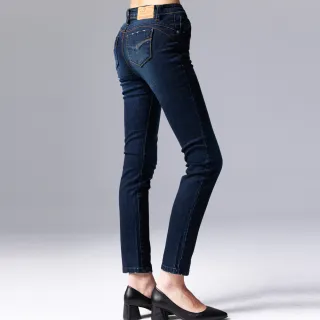 【BLUE WAY】女裝 經典弧線高腰小直筒褲 牛仔褲-ETBOITE箱子