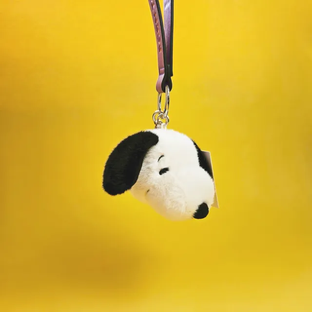 【BON TON TOYS】雙11 Snoopy史努比環保毛絨背包吊飾-奶油(8cm 玩偶、娃娃、鑰匙圈)