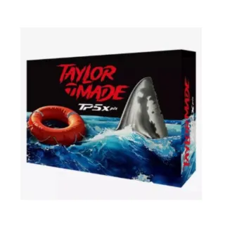 【TaylorMade】限量版 鯊魚Pix 3.0 TP5X 五層球 二打/組(每洞都像和鯊魚爭鬥 興奮且刺激)
