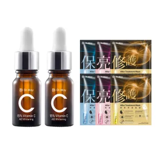 【Dr. May美博士】專業C15%美白精華10ml(2入/組)
