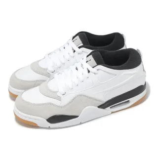 【NIKE 耐吉】休閒鞋 Air Jordan 4 RM 男鞋 白 黑 復古 喬丹 氣墊(FQ7939-110)